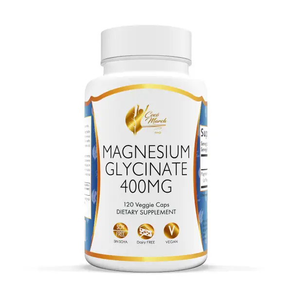 Magnesium Glycinate - High Absorption Supplement for Muscle and Nervous System Health