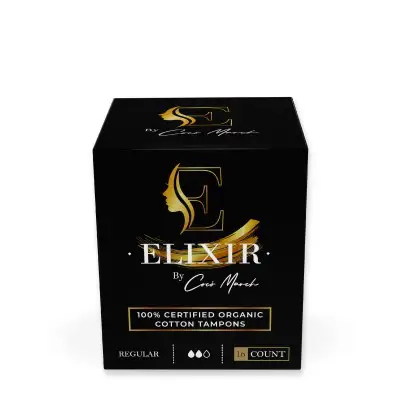 Elixir 100% Organic Cotton Tampons (16Ct) | Coco March