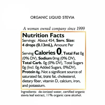 Organic Liquid Stevia | Coco March