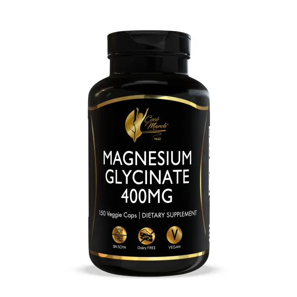 Glicinato de Magnesio - Suplemento de Alta Absorción para la Salud Muscular y Nerviosa