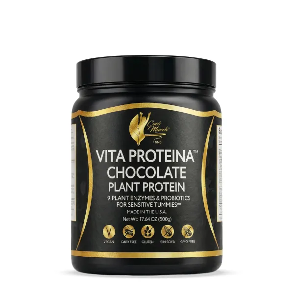 Vita Protein Chocolate 17.5 OZ – Vegan Protein | Coco March