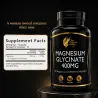 Magnesium Glycinate - High Absorption Supplement for Muscle and Nervous System Health