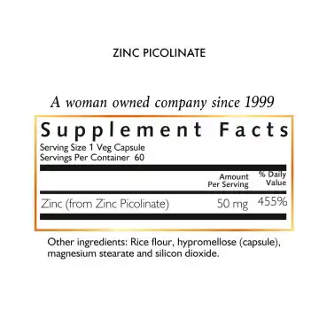 Zinc Picolinate 50 Mg | Coco March
