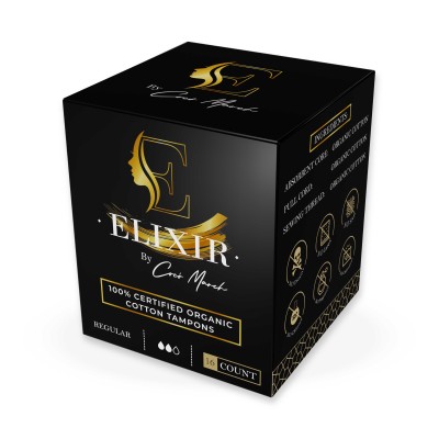 Elixir 100% Organic Cotton Tampons (16Ct) | Coco March