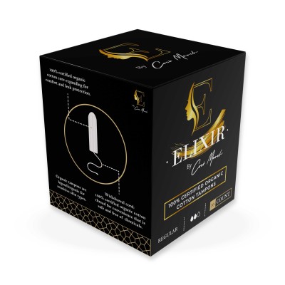 Elixir 100% Organic Cotton Tampons (16Ct) | Coco March