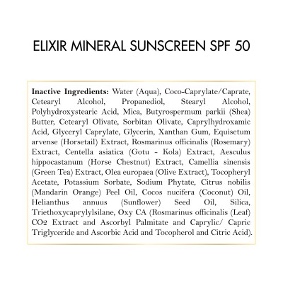 Elixir Mineral Sunscreen | Coco March
